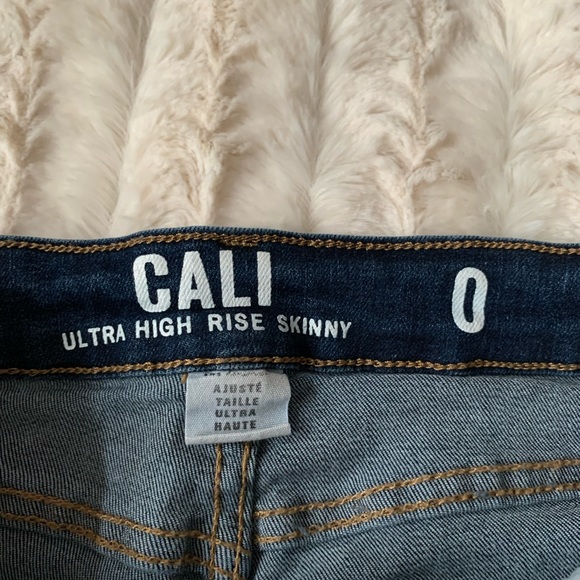 Urban Planet Cali Ultra High Rise Skinny Jeans 🌺 Size 0 - Picture 4 of 12